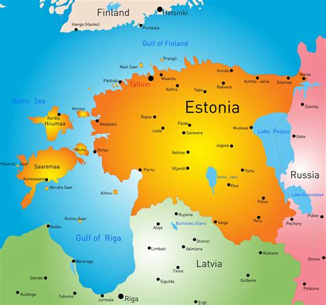 estonia mapa
